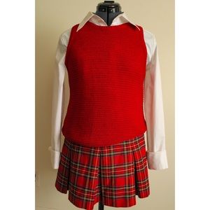 Red Ralph Lauren Sweater Vest
